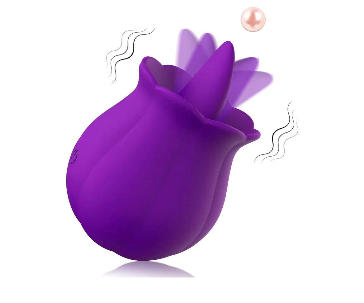 👅 Rose Vibrator with Tongue