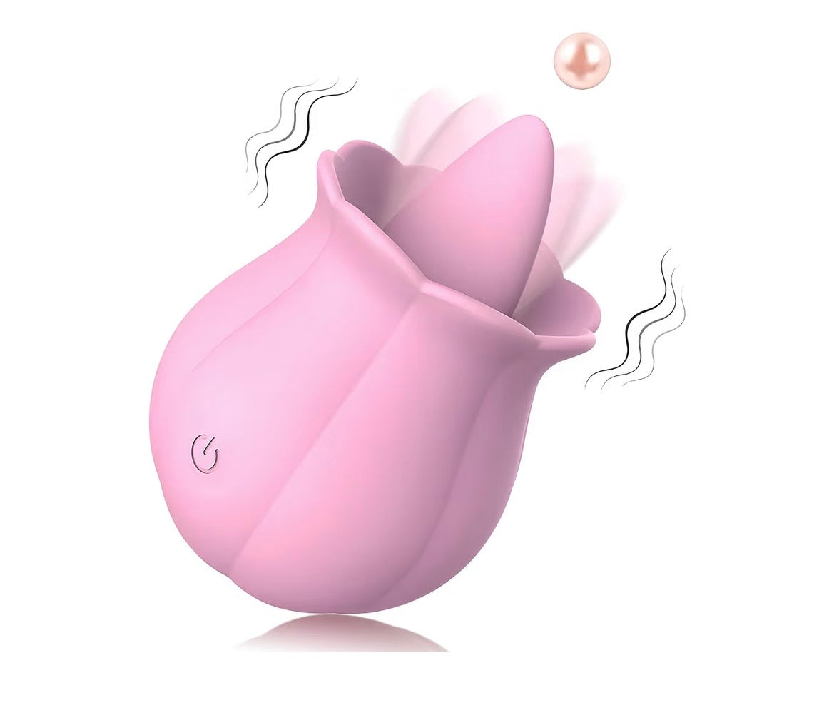 👅 Rose Vibrator with Tongue